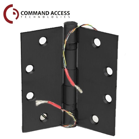 Command Access Energy Transfer Hinge - 4/26 Gauge - Black Finish CAT-ETH4W4545-963-BB79